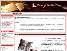 Tablet Screenshot of dialogocristao.com